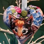 Heart with brown kitten head number 5 - pic 2
