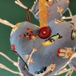 Colourful vintage toys on blue hearts - pic 3